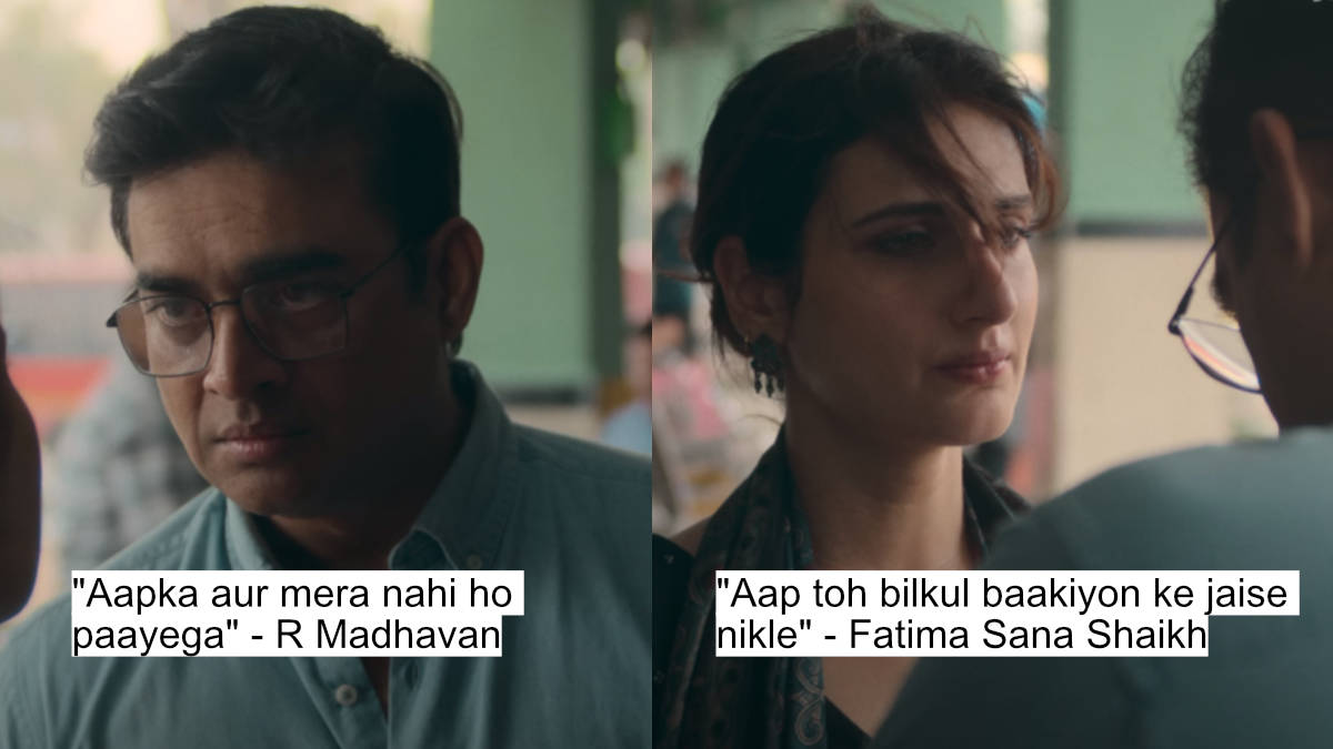 Love On Equal Terms: R Madhavan And Fatima Sana Shaikh'S Aap Jaisa Koi Dialogues Will Melt Your Heart 12 "aapka aur mera nahi ho paayega" - r madhavan