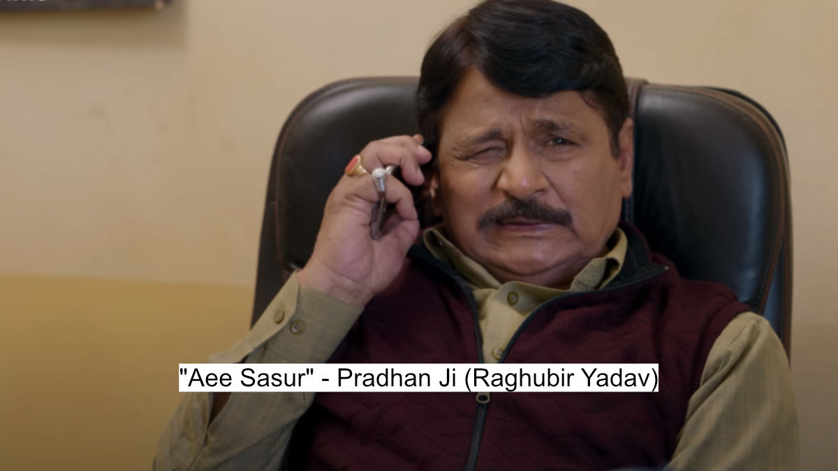 Kranti Devi Aur Manju Devi Mein Se Kaun Jeetega?' - Panchayat Season 4 Dialogues That Will Entertain You 10 "aee sasur" - pradhan ji (raghubir yadav)