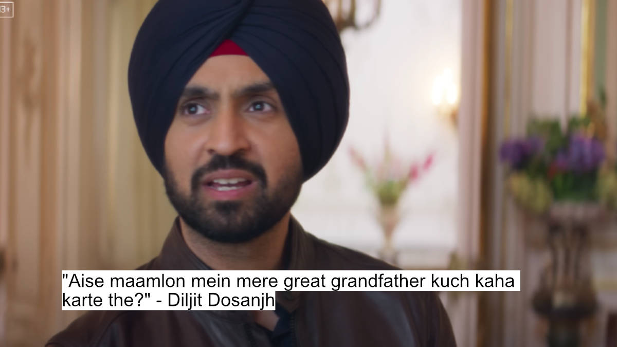 aise maamlon mein mere great grandfather kuch kaha karte the- diljit dosanjh