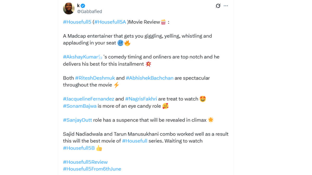 housefull 5 twitter review_pic courtesy x