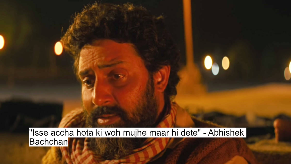 "isse accha hota ki woh mujhe maar hi dete" - abhishek bachchan