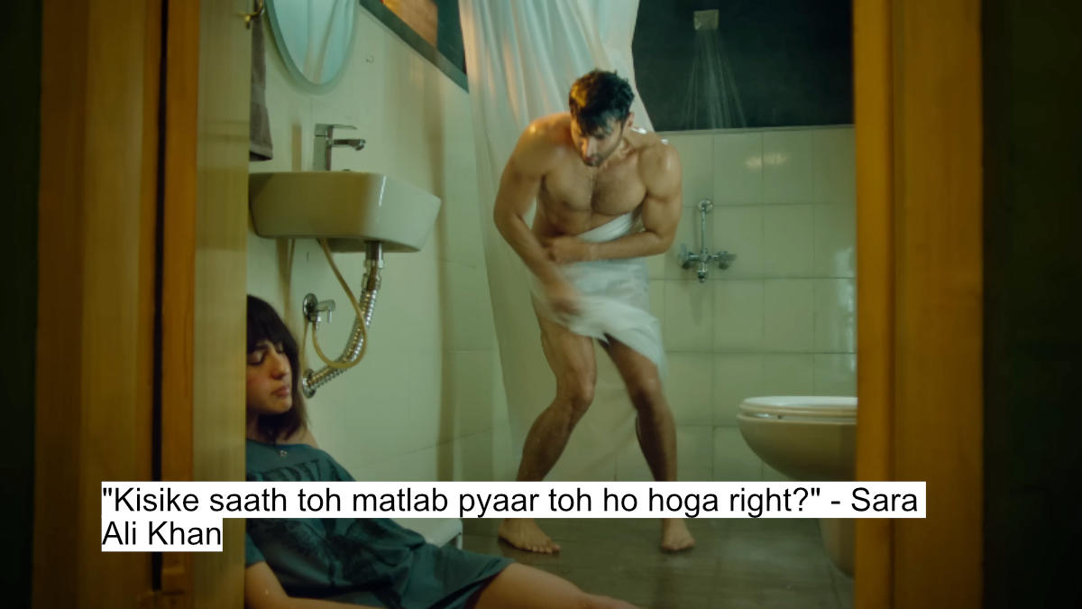 "kisike saath toh matlab pyaar toh ho hoga right?" - sara ali khan