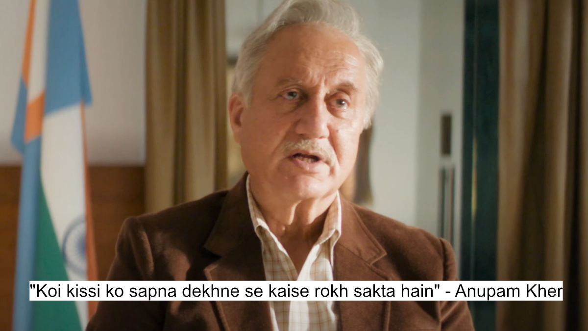 Tanvi The Great Dialogues: Shubhangi Dutt'S Powerful Dialogues As Anupam Kher'S Autistic Granddaughter 11 "koi kissi ko sapna dekhne se kaise rokh sakta hain" - anupam kher
