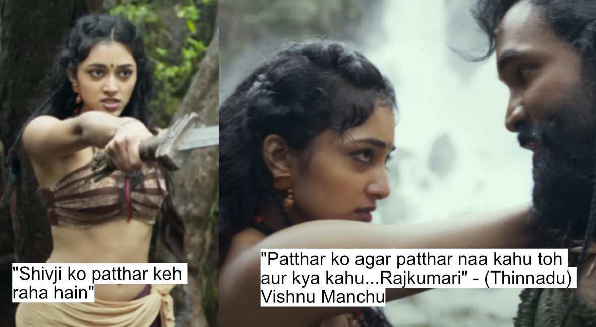Divine Devotion! Vishnu Manchu And Akshay Kumar'S Kannappa Dialogues Will Leave You Spellbound 2 "shivji ko patthar keh raha hain"