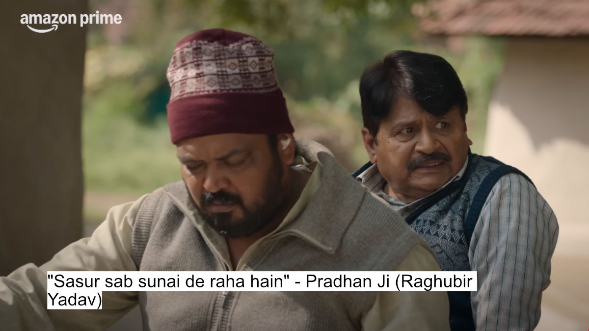 Kranti Devi Aur Manju Devi Mein Se Kaun Jeetega?' - Panchayat Season 4 Dialogues That Will Entertain You 14 "sasur sab sunai de raha hain" - pradhan ji (raghubir yadav)