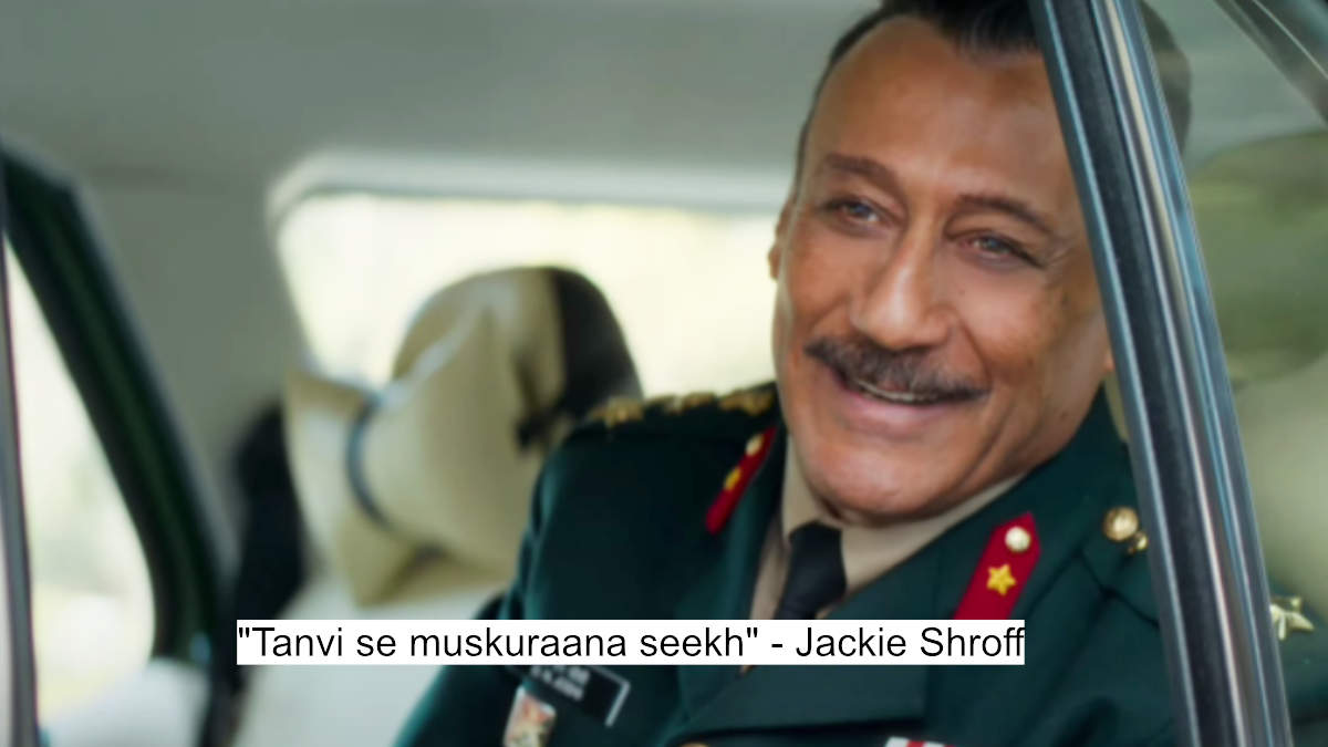 Tanvi The Great Dialogues: Shubhangi Dutt'S Powerful Dialogues As Anupam Kher'S Autistic Granddaughter 2 tanvi se muskuraana seekh - jackie shroff