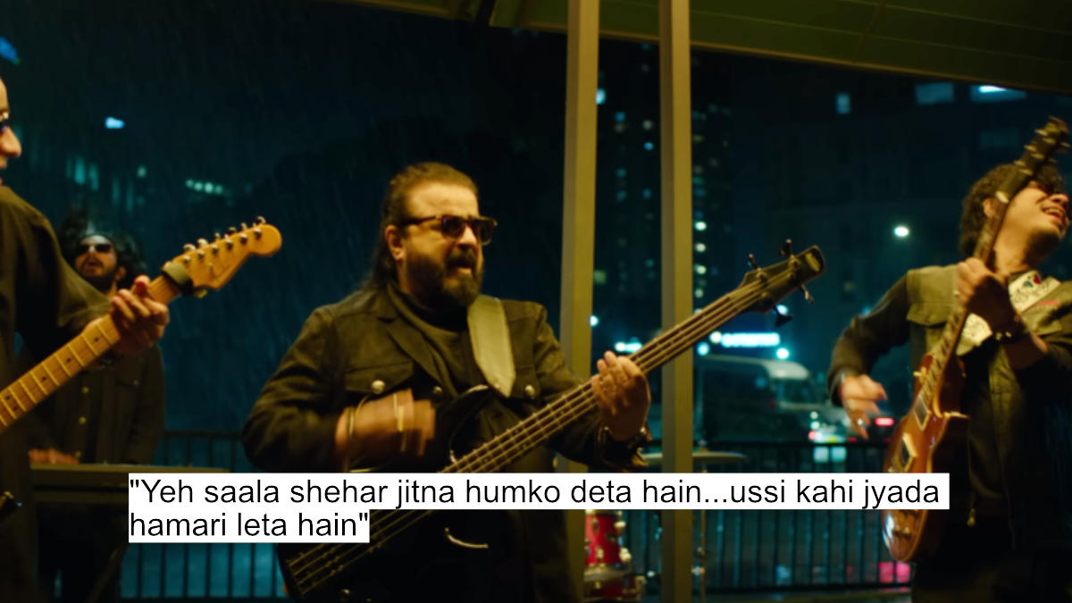 "yeh saala shehar jitna humko deta hain...ussi kahi jyada hamari leta hain"