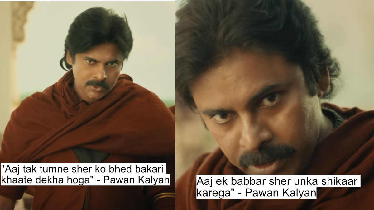 The Battle For Dharma Begins! Pawan Kalyan'S Powerful Dialogues In 'Hari Hara Veera Mallu' Will Leave You Speechless 2 aaj ek babbar sher unka shikaar karega" - pawan kalyan