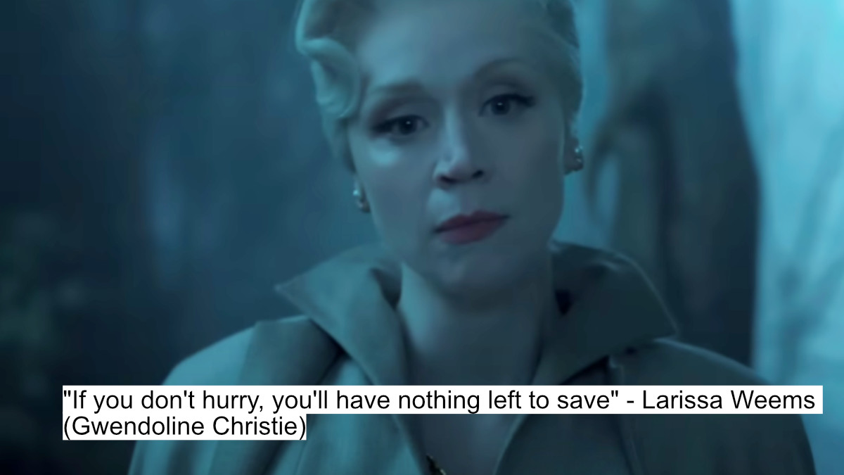Save Enid Or Die Trying - Jenna Ortega’s Gripping Dialogues In Wednesday Season 2 19 "if you don't hurry, you'll have nothing left to save" - larissa weems (gwendoline christie)