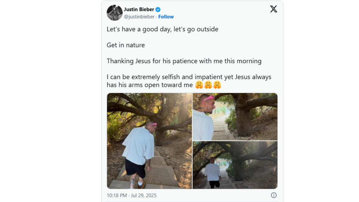 Justin Bieber'S Heartfelt Confession: 'I'M Selfish, Impatient, And Loved By Jesus' Amid Hailey Bieber Divorce Rumors! 1 justin bieber_pic courtesy x