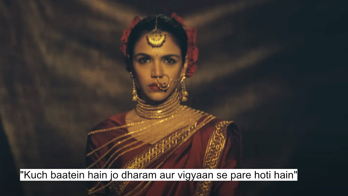 "kuch baatein hain jo dharam aur vigyaan se pare hoti hain"