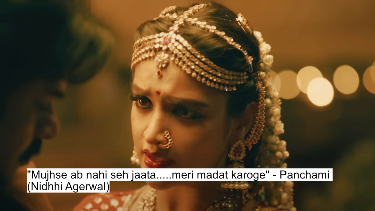 The Battle For Dharma Begins! Pawan Kalyan'S Powerful Dialogues In 'Hari Hara Veera Mallu' Will Leave You Speechless 3 "mujhse ab nahi seh jaata.....meri madat karoge" - panchami (nidhhi agerwal)