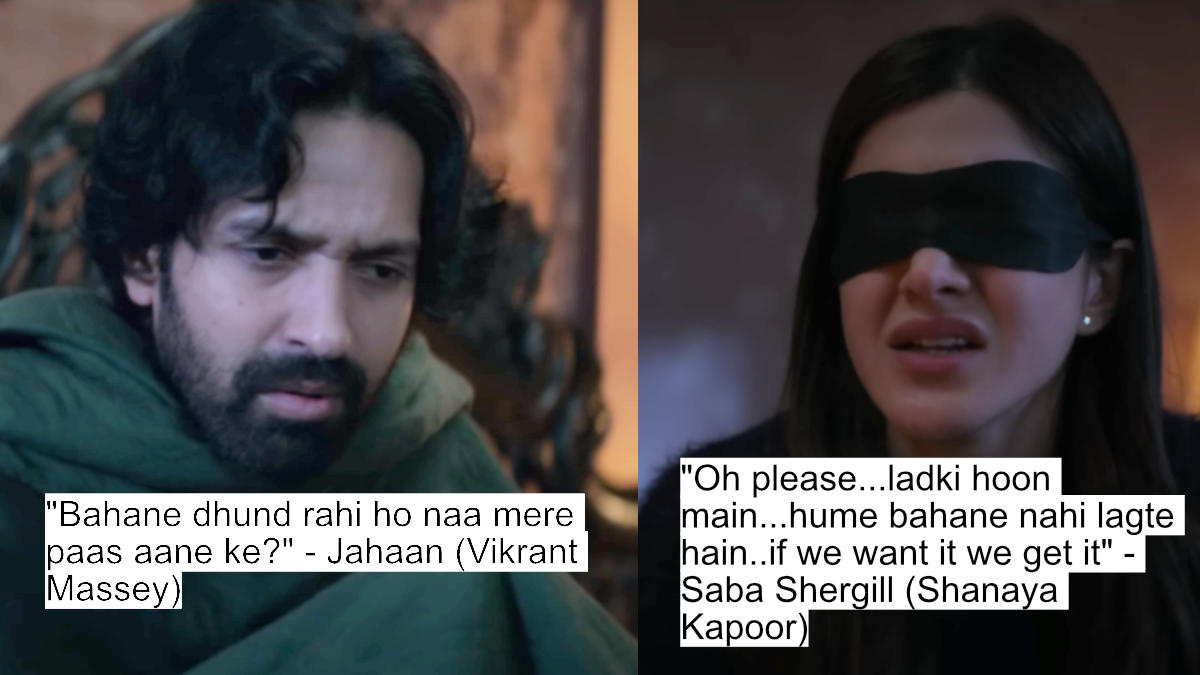 Shanaya Kapoor And Vikrant Massey'S Aankhon Ki Gustaakhiyan Dialogues Are A Masterclass In Emotional Storytelling 2 "bahane dhund rahi ho naa mere paas aane ke?" - jahaan (vikrant massey)
