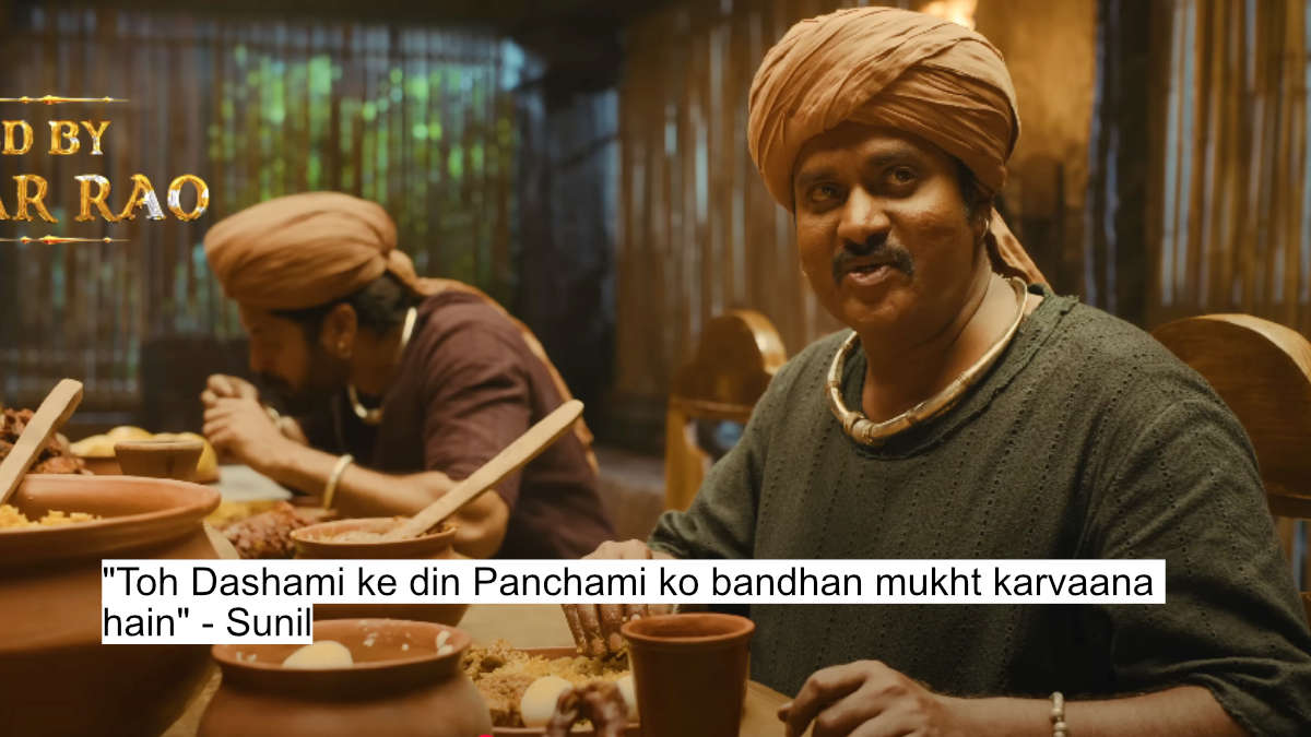 The Battle For Dharma Begins! Pawan Kalyan'S Powerful Dialogues In 'Hari Hara Veera Mallu' Will Leave You Speechless 4 "toh dashami ke din panchami ko bandhan mukht karvaana hain" - sunil