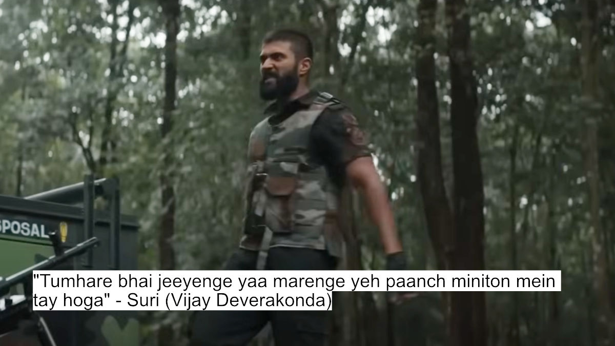 Saamrajya (Kingdom) Dialogues Are Out! Vijay Deverakonda'S Action-Packed Drama Will Leave You Speechless! 2 tumhare bhai jeeyenge yaa marenge yeh paanch miniton mein tay hoga - suri (vijay deverakonda)