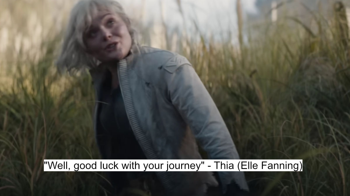 The 'Predator Badlands' Dialogues Reveals A Gripping Storyline - Get Ready! 2 "well, good luck with your journey" - thia (elle fanning)