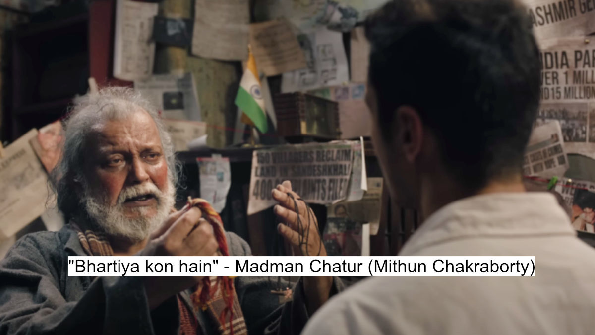 Powerful Dialogues Unveiled! The Bengal Files Sheds Light On A 'Buried Story Of Hindu Gen*Cide' 11 bhartiya kon hain? - madman chatur (mithun chakraborty)