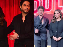 Gauri Khan, Aryan Khan and Shah Rukh Khan_pic courtesy X