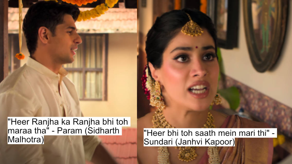 "heer ranjha ka ranjha bhi toh maraa tha" - param (sidharth malhotra)