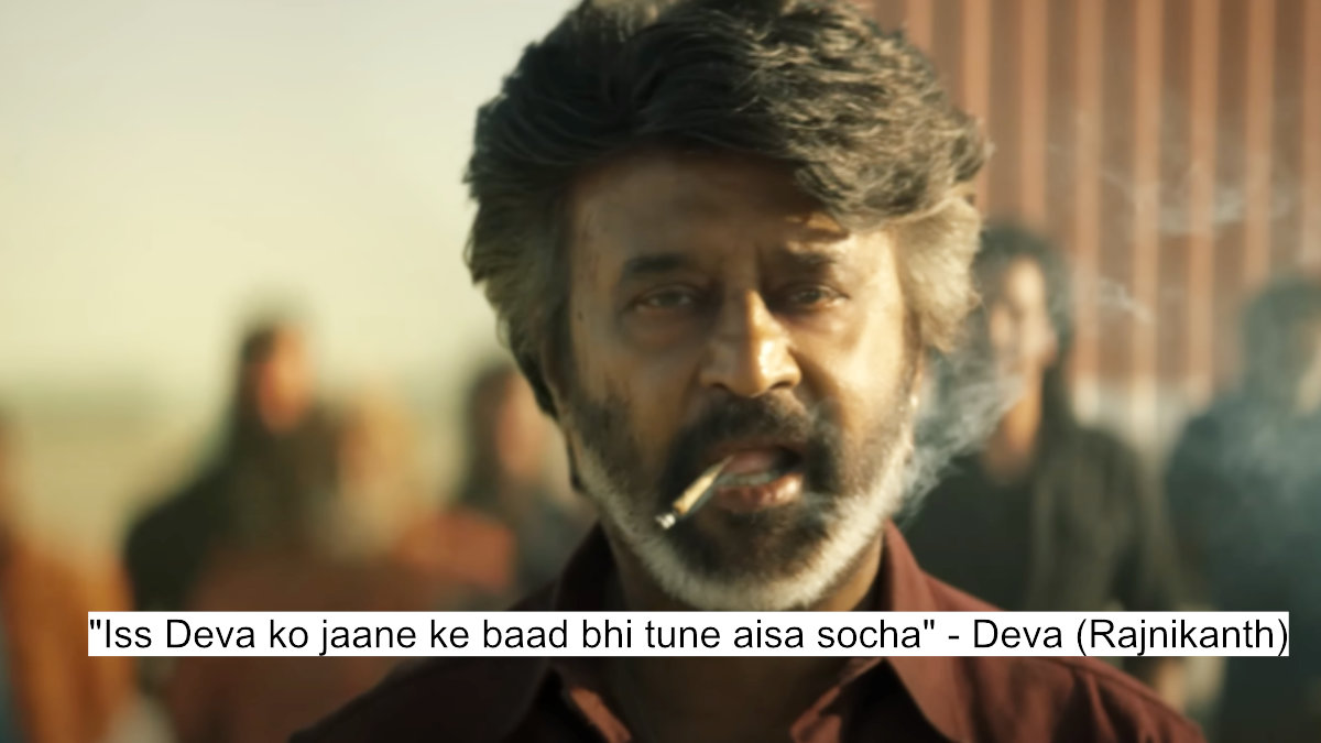 Rajinikanth'S Fiery Dialogues In Coolie Will Blow Your Mind 5 "iss deva ko jaane ke baad bhi tune aisa socha" - deva (rajnikanth)