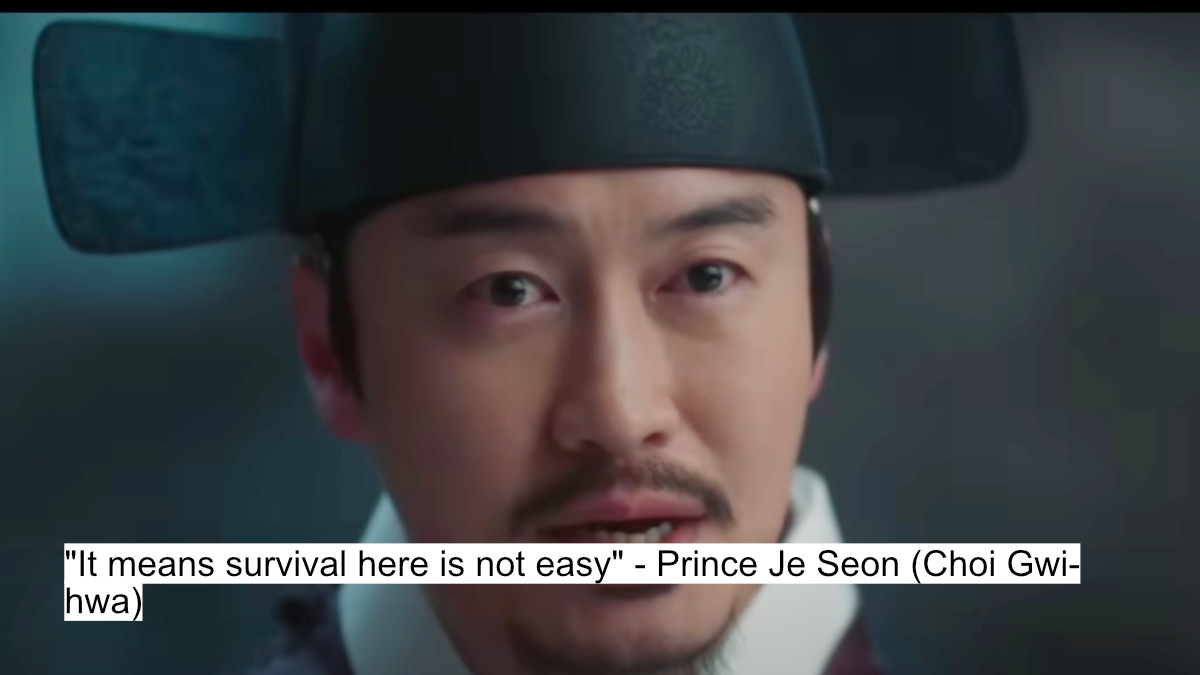 Royal Kitchen, Forbidden Love Dialogues!&Quot; - 'Bon Appétit, Your Majesty' On Netflix Unfolds In Time-Travel Twist 6 "it means survival here is not easy" - prince je seon (choi gwi-hwa)
