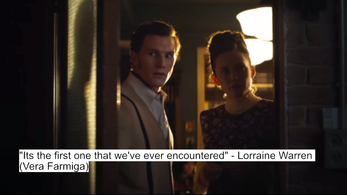 The Conjuring Last Rites Dialogues: The Final Exorcism - Ed And Lorraine Warren'S Most Terrifying Case Yet 3 its the first one that we've ever encountered - lorraine warren (vera farmiga)