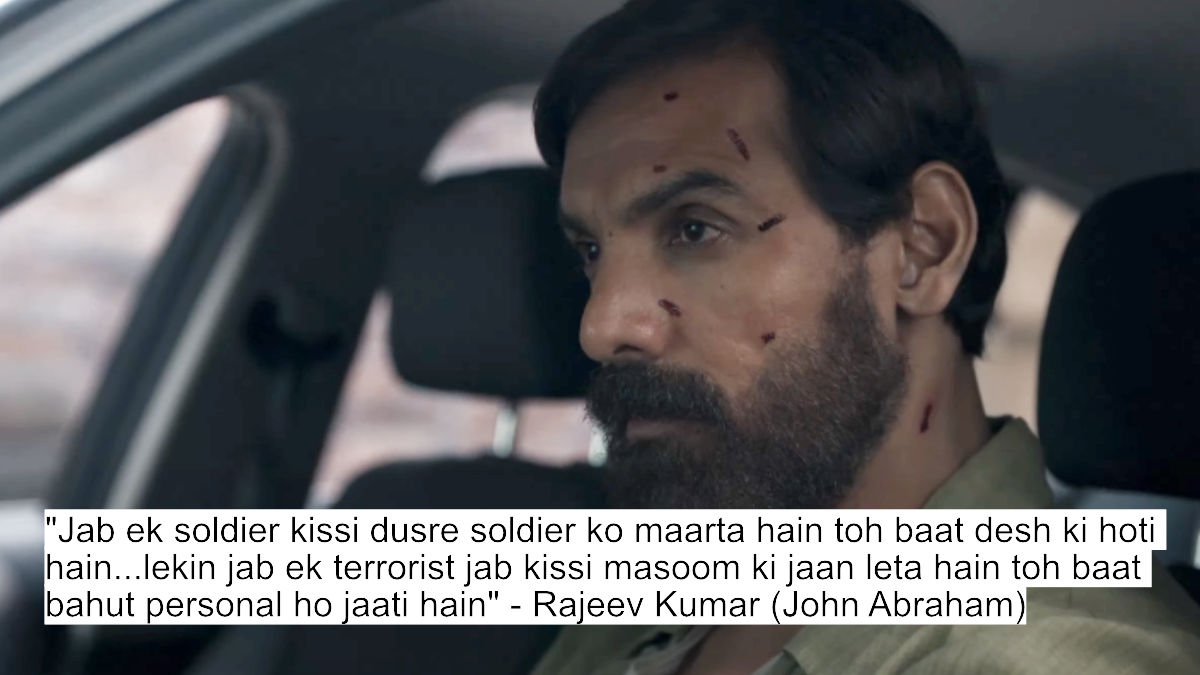 Tehran Dialogues: John Abraham'S Deadly Mission In This Action-Packed Film 1 jab ek soldier kissi dusre soldier ko maarta hain toh baat desh ki hoti hain...lekin jab ek terrori