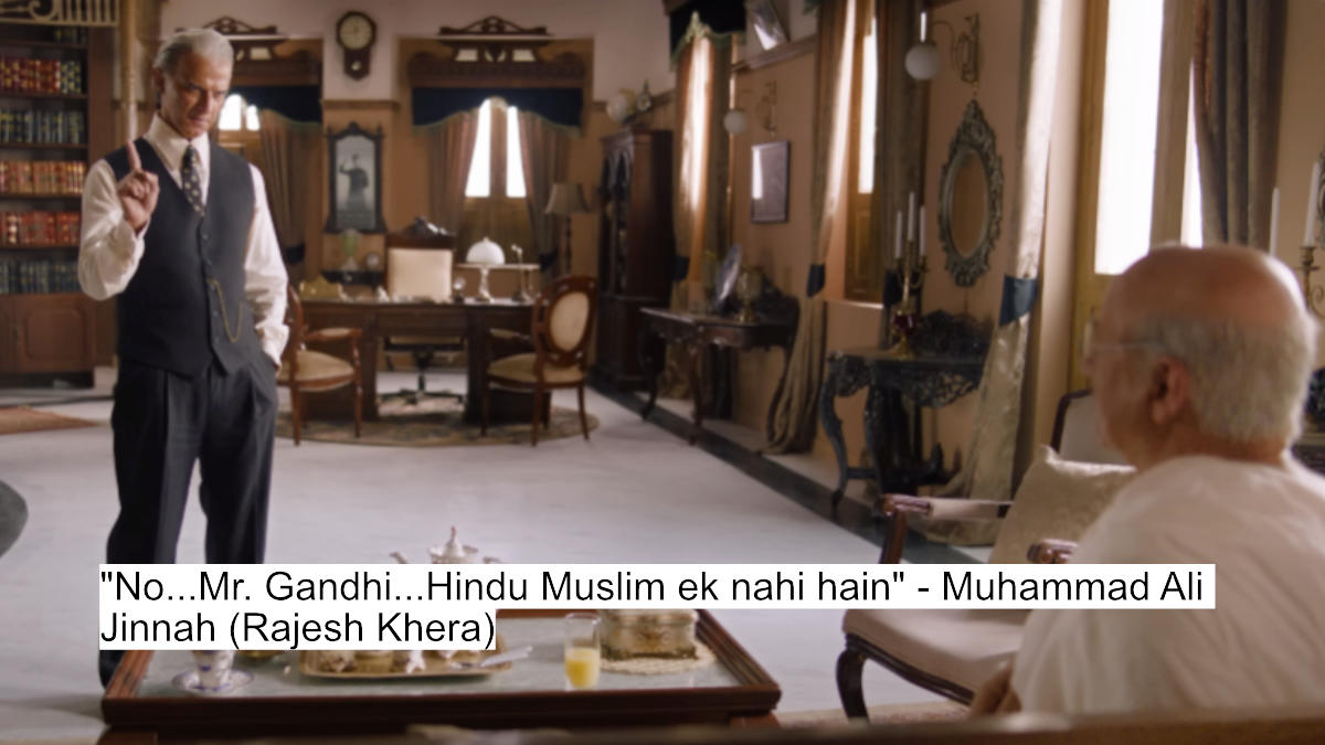 Powerful Dialogues Unveiled! The Bengal Files Sheds Light On A 'Buried Story Of Hindu Gen*Cide' 3 "no...mr. gandhi...hindu muslim ek nahi hain" - muhammad ali jinnah (rajesh khera)