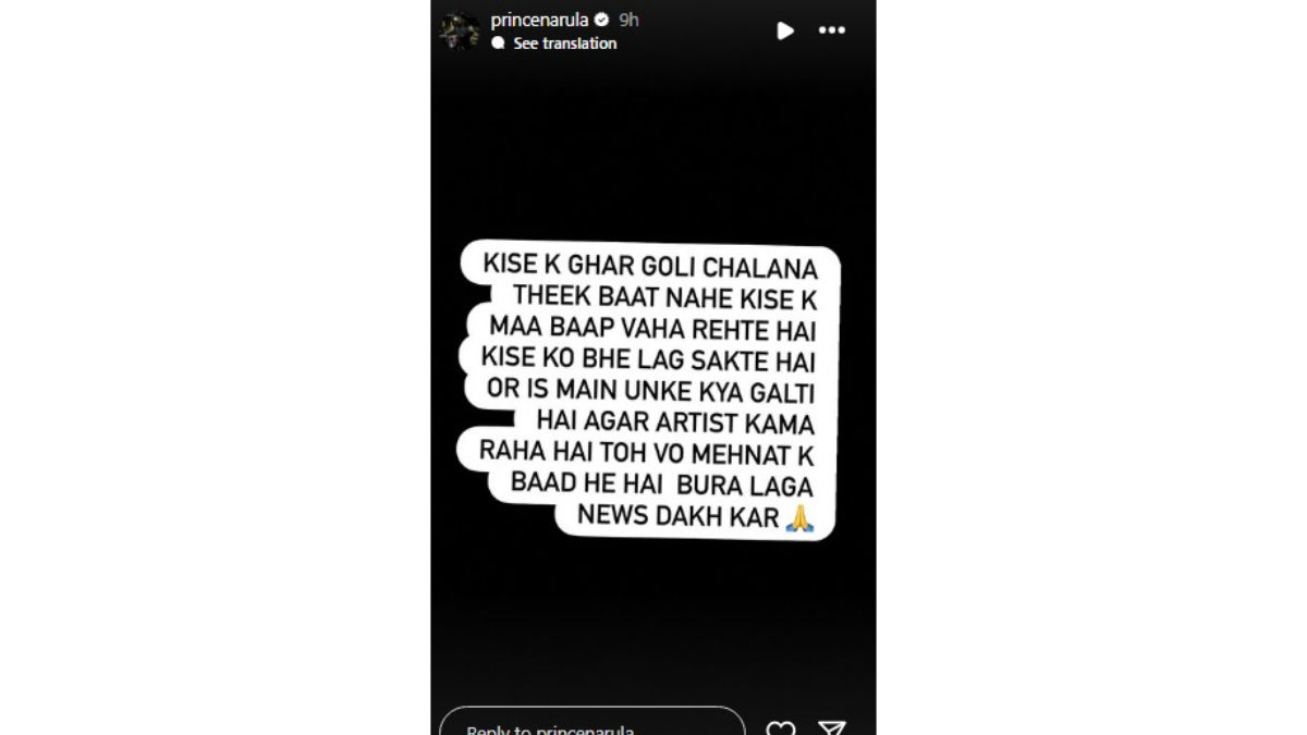 prince narula instagram story