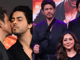 Shah Rukh Khan, Aryan Khan and Gauri Khan_pic courtesy X
