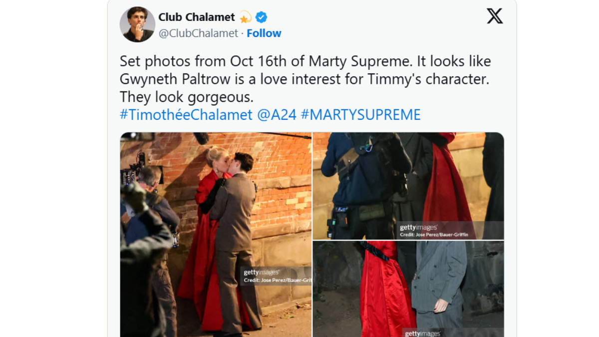Stylish Romance! Timothee Chalamet And Gwyneth Paltrow Sizzle In Marty Supreme 1 timothee chalamet and gwyneth paltrow_pic courtesy x