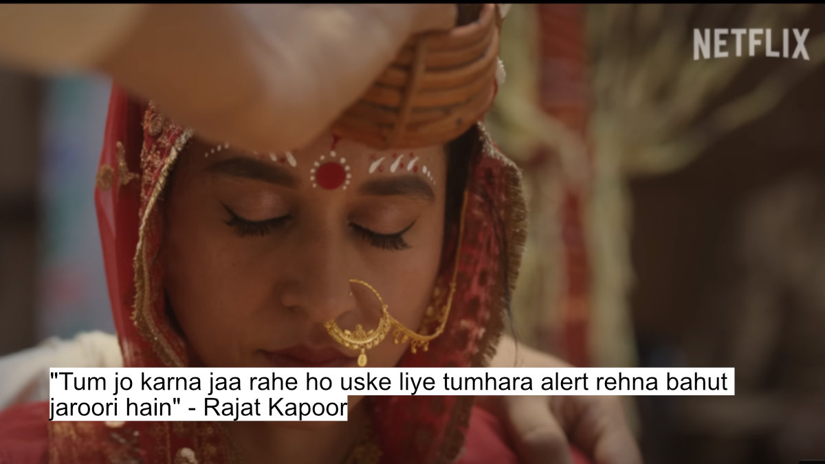 "tum jo karna jaa rahe ho uske liye tumhara alert rehna bahut jaroori hain" - rajat kapoor