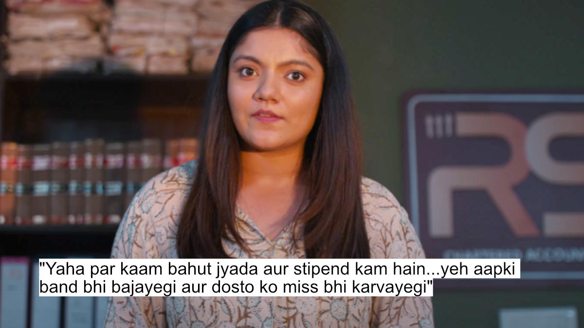 Ahsaas Channa Steals The Show With Intense And Emotional Dialogues In 'Half Ca' Season 2 6 "yaha par kaam bahut jyada aur stipend kam hain...yeh aapki band bhi bajayegi aur dosto ko miss bhi karvayegi"