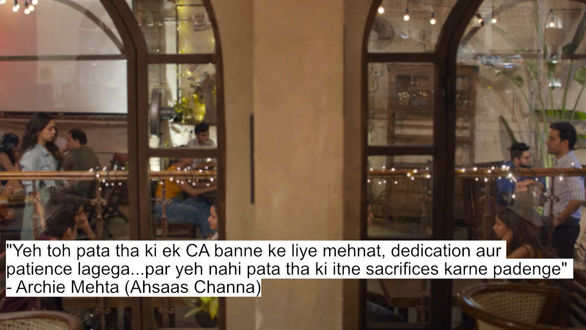 Ahsaas Channa Steals The Show With Intense And Emotional Dialogues In 'Half Ca' Season 2 1 "yeh toh pata tha ki ek ca banne ke liye mehnat, dedication aur patience lagega...par yeh nahi pata tha ki itne sacrifices karne padenge" - archie mehta (ahsaas channa)