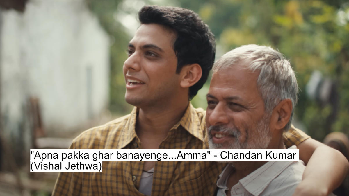 "apna pakka ghar banayenge...amma" - chandan kumar (vishal jethwa)