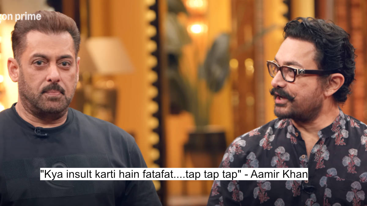 "Kya insult karti hain fatafat....tap tap tap" - Aamir Khan