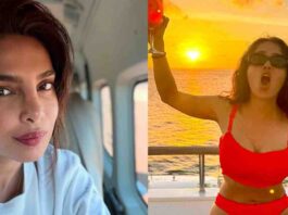 Salma Hayek's Birthday Suit Steals the Show! Priyanka Chopra Reacts to Actress's Sizzling Red Bikini Pics