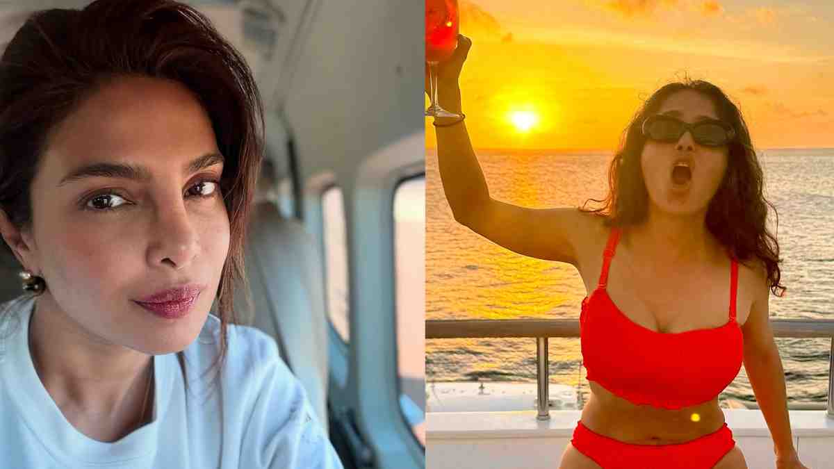 Salma Hayek's Birthday Suit Steals the Show! Priyanka Chopra Reacts to Actress's Sizzling Red Bikini Pics Salma Hayek's Birthday Suit Steals the Show! Priyanka Chopra Reacts to Actress's Sizzling Red Bikini Pics