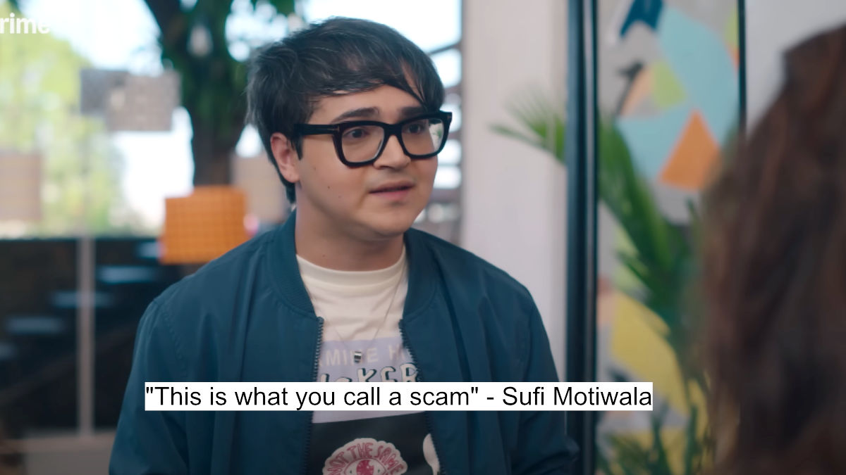 "this is what you call a scam" - sufi motiwala
