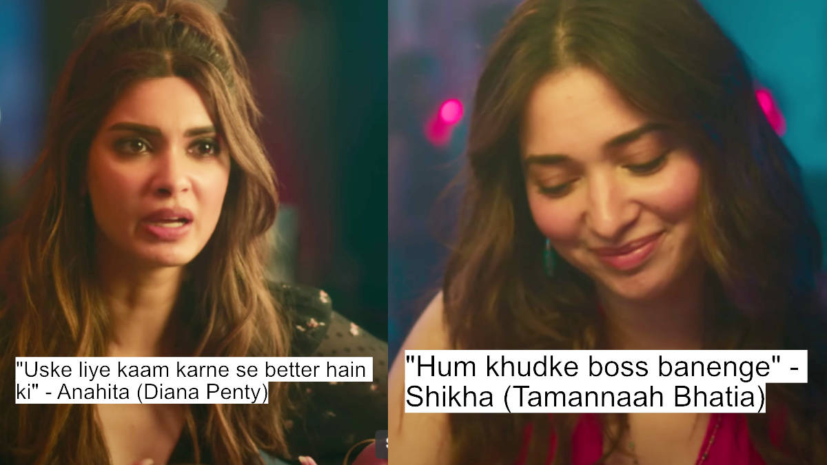 "uske liye kaam karne se better hain ki" - anahita (diana penty)