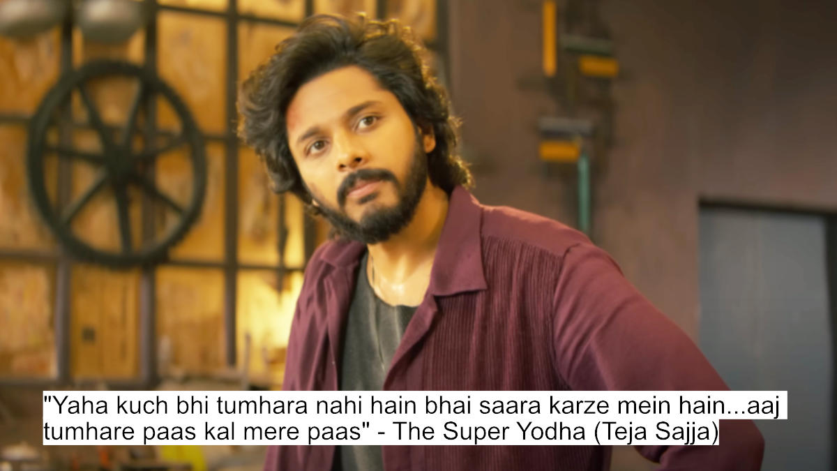 The Dark Force Will Not Prevail! Teja Sajja'S Powerful Dialogues In 'Mirai' Will Leave You Speechless 1 "yaha kuch bhi tumhara nahi hain bhai saara karze mein hain...aaj tumhare paas kal mere paas" - the super yodha (teja sajja)