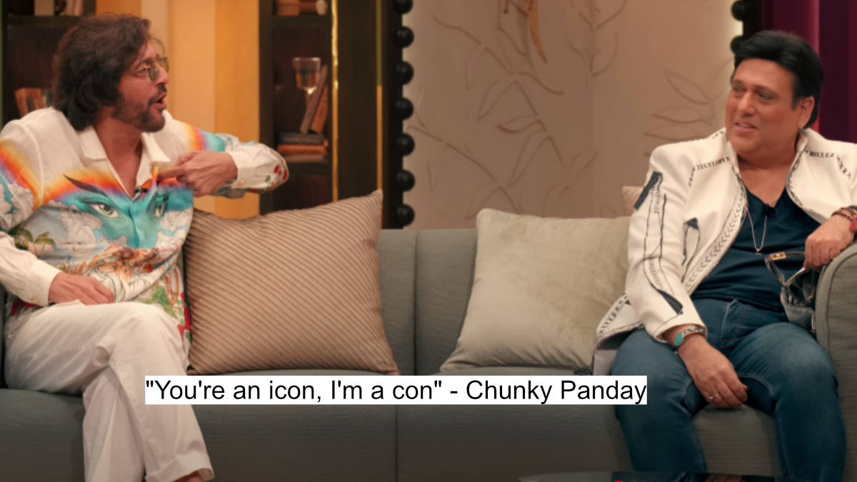 "You're an icon, I'm a con" - Chunky Panday