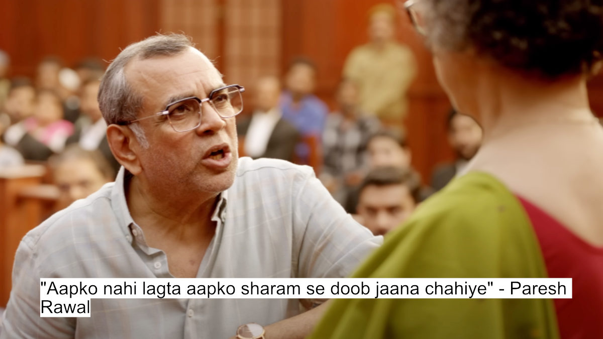 "Aapko nahi lagta aapko sharam se doob jaana chahiye" - Paresh Rawal