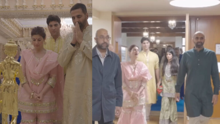 Akshay Kumar and Twinkle Khanna’s Diwali Temple Visit in London is Pure Magic!