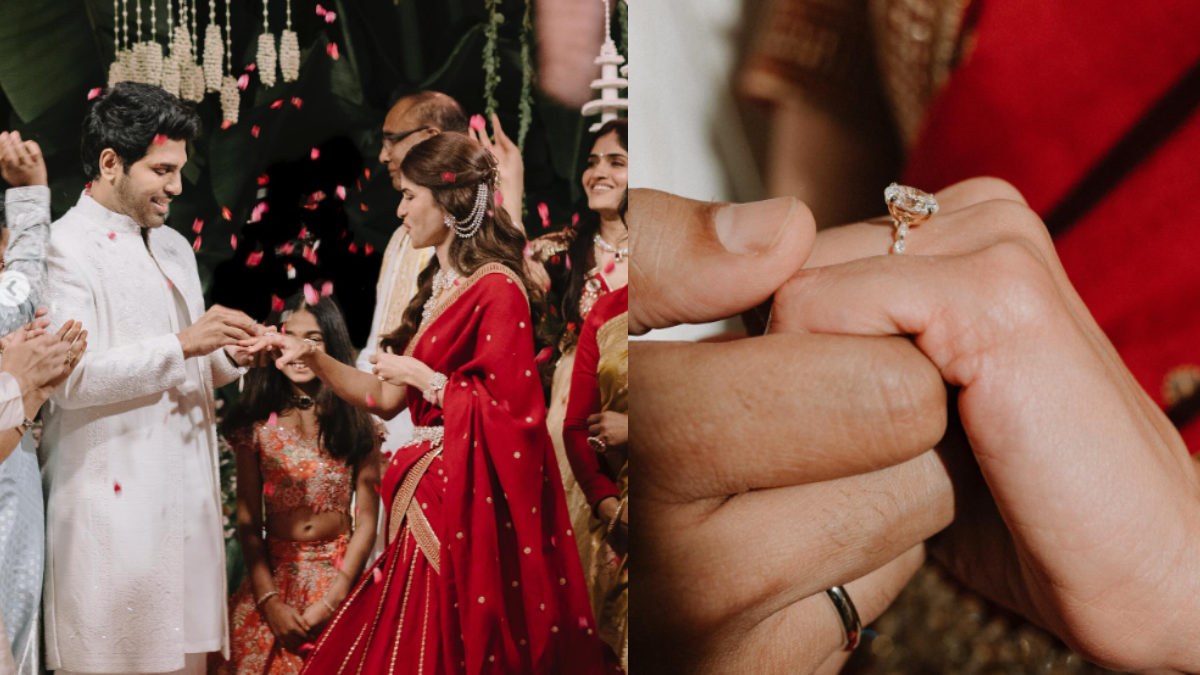 Allu Sirish and Nayanika_pic courtesy Instagram Allu Sirish and Nayanika_pic courtesy Instagram