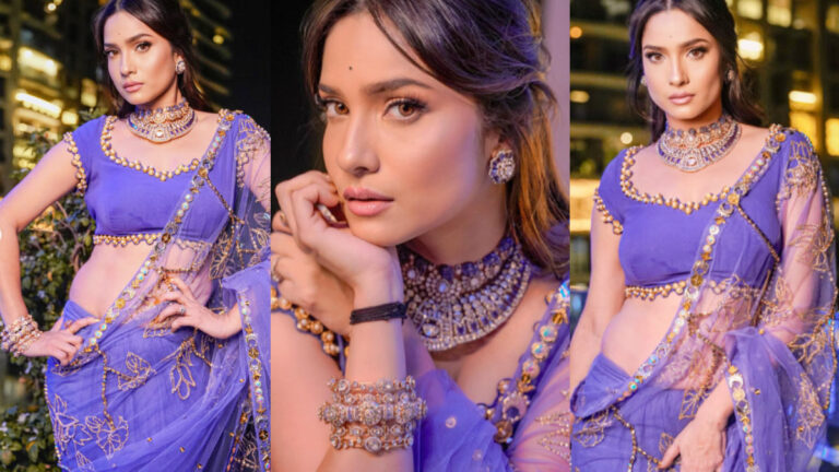 Ankita Lokhande Channels Aishwarya Rai’s Iconic Look from ‘Hum Dil De Chuke Sanam’ at Diwali Bash!
