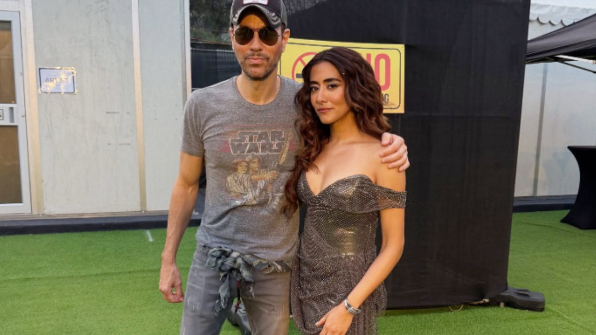 Enrique Iglesias and Jonita Gandhi_pic courtesy Instagram Enrique Iglesias and Jonita Gandhi_pic courtesy Instagram