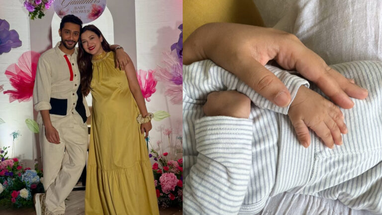The Wait is Over! Gauahar Khan Shares Adorable First Photo of Newborn Son