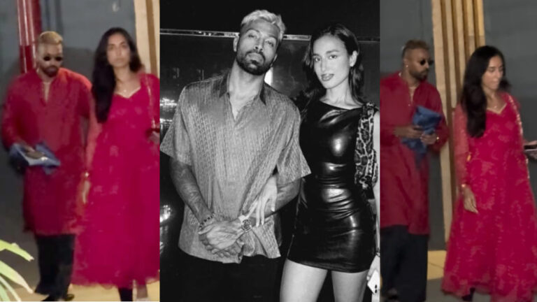 Hardik Pandya and Mahieka Sharma’s Red Hot Diwali Look is Stealing Hearts!