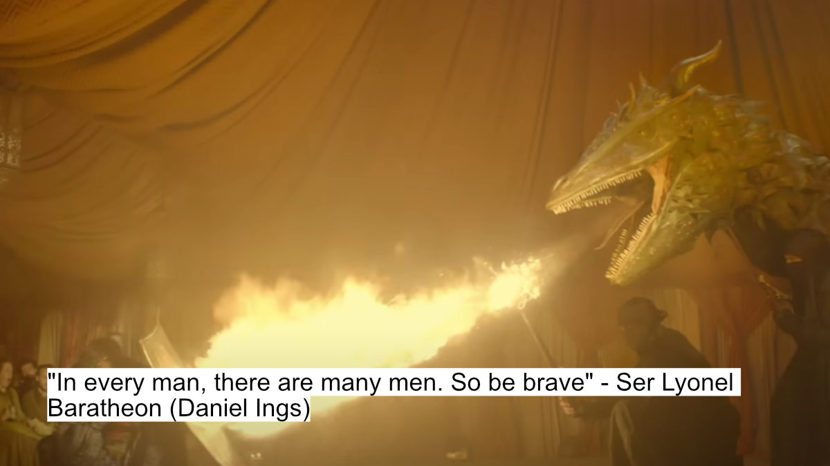 A Knight Of The Seven Kingdoms Dialogues: A Glimpse Into The Past Of Westeros' Most Iconic Families 8 "in every man, there are many men. so be brave" - ser lyonel baratheon (daniel ings)